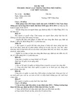 BÀI DỰ THITÌM HIỂU PHÁP LUẬT TRONG TRƯỜNG PHỔ THÔNGCẤP THPT NĂM 2016 Lớp 11B4