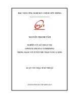 Nghiên cứu kỹ thuật SSC (switch and stay combining) trong mạng vô tuyến thu thập năng lượng