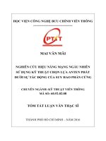 Nghiên cứu kỹ thuật truyền gia tăng trong mạng vô tuyến thu thập năng lượng (tt)