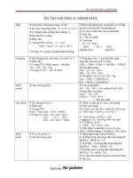 Tong on kien thuc hoa hoc 11