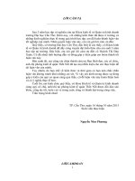 Phân tích hiệu quả tài chính của chăn nuôi vịt lấy thịt tại quận thốt nốt, thành phố cần thơ   nguyễn như phương 