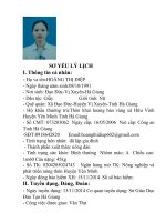 Sơ yếu lý lịch