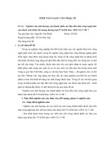 Tóm tắt luận văn huấn 