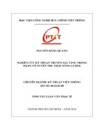 Nghiên cứu kỹ thuật truyền gia tăng trong mạng vô tuyến thu thập năng lượng (tt)