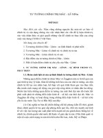 TÀI LIỆU THAM KHẢO CHÍNH TRỊ học   tư TƯỞNG CHÍNH TRỊ mác   lê NIN