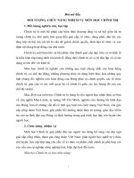 Giáo trình chính trị cho các lớp cao đẳng nghề 