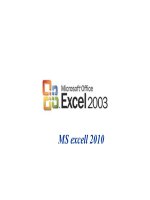 Tài liệu học excel cơ bản