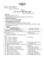 Giáo án âm nhạc theo VNEN Tuần 19