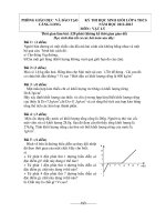 dề thi học sinh giỏi vật lý lớp 6