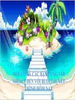 KÍNH CHÀO CÔ VÀ CÁC BẠN ĐÃ ĐẾN