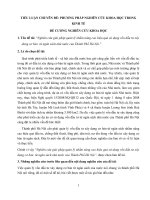 Nghiên cứu giải pháp quản lý nhằm nâng cao hiệu quả sử dụng vốn đầu tư xây dựng cơ bản  từ ngân sách nhà nước của Thành Phố Hà Nội