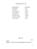 LUẬN văn THẠC sĩ   NÂNG CAO CHẤT LƯỢNG đội NGŨ cán bộ CHỦ CHỐT cấp xã ở HUYỆN THANH OAI   THÀNH PHỐ hà nội HIỆN NAY