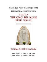 Giáo Án Trường  Bộ  Kinh (Dìgha  Nikàya)