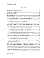 luân văn thạc sĩ tài chính ngân hàng giải pháp phát triển dịch vụ ngân hàng bán lẻ tại ngân hàng thương mại cổ phần đầu tư