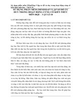 SỬ DỤNG PHẦN MỀM iMINDMAP 5 LẬP SƠ ĐỒ TƯ DUY TRONG HOẠT ĐỘNG CỦNG CỐ KIẾN THỨC MÔN HỌC – VẬT LÍ 10