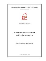 Phối hợp Content Store giữa các node CCN