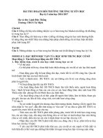 Bai thu hoạch BDTX HKI  2016  2017