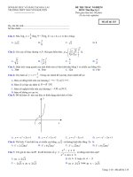 02 đề thi thử học kỳ 1 toán 12