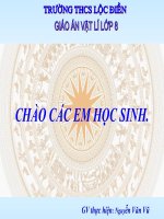 Bài Giảng Vận Tốc Vật Lý Lớp 8