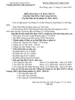 Bien ban bau ban chi uy