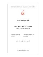 Phối hợp Content Store giữa các node CCN (tt)