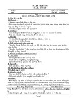 Giáo án 9 địa lý định hướng năng lực học sinh