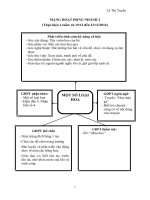 GIÁO ÁN chủ đề thực vật tuần 2