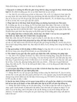 Nhận định đúng sai môn lý luận nhà nước