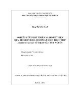 Nghiên cứu phát triển và hoàn thiện quy trình PCR đa mồi để phát hiện trực tiếp streptococcus suis từ dịch não tủy của người (luận văn thạc sĩ)