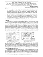 Thiết kế bộ nghịch lưu ba pha ba nhánh sử dụng modul công suất thông minh chuyên dụng PS22A76