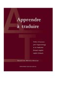 Apprendre à traduire (luyen dich anh phap anh)