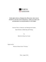 EXPLORING SOCIAL MARKETING POLICIES THE USE OF POSITIVE AND NEGATIVE EMOTIONAL APPEALS IN HEALTH ADVERTISING IN FOUR EUROPEAN COUNTRIES