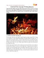 Cách làm lễ hóa vàng ngày Tết đúng phong tục