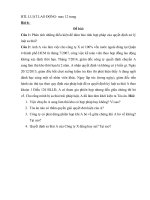 Phân tích những điều kiện để đảm bảo tính hợp pháp của quyết định xử lý luật sa thải? Tình huống: ... ( 8 điểm BT học kỳ Đại học Luật Hà Nội)