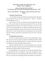 BÁO cáo THÀNH TÍCH tập THỂ giam ngheo