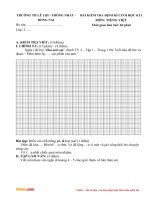 Đề thi học kì 1 môn Tiếng Việt lớp 2 trường tiểu học Lê Lợi, Đồng Nai năm 2016 - 2017