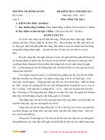 Đề thi học kì 1 môn Tiếng Việt lớp 4 trường tiểu học Kênh Giang, Hải Phòng năm 2016 - 2017