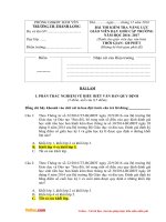 Đề thi giáo viên dạy giỏi phần thi kiểm tra năng lực trường tiểu học Thành Long, Tuyên Quang năm 2016 - 2017