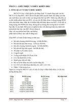 Đồ án : Thiết kế mạch và viết chương trình điều khiển động cơ bước  dùng vi điều khiển 8051