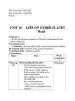 UNIT 10 life on other planet