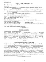 Cac bai nghe tieng anh lop 9 điền từ