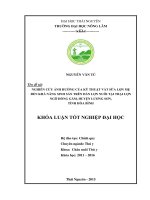Nghiên cứu ảnh hưởng của kỹ thuật vắt sữa lợn mẹ đến khả năng sinh sản trên đàn lợn nái nuôi tại trại lợn ngô hồng gấm, huyện lương sơn   tỉnh hòa bình