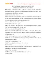 Bộ đề thi Violympic Toán lớp 6 năm học 2016 - 2017