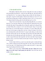 LUẬN văn THẠC sĩ   vấn đề THIẾU VIỆC làm ở HƯNG yên và tác ĐỘNG của nó đến CỦNG cố QUỐC PHÒNG TRÊN địa bàn