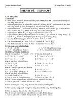 trắc nghiệm toán học lớp 10 học kì 1