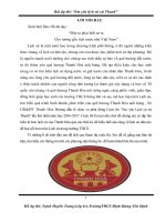 Bài dự thi Em yêu lịch sử xứ Thanh