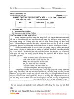 Đề thi giữa học kì 1 lớp 5 môn Tiếng Việt trường tiểu học Mộc Bắc, Hà Nam năm 2016 - 2017