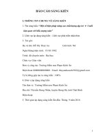 sáng kiến kinh nghiệm một số biện pháp nâng cao chất lượng dạy trẻ 4  5 tuổi làm quen với biểu tượng toán 