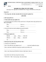 NGHIỆM THU CÔNG TÁC XÂY DỰNG-LÁNG NỀN