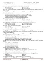 De cuong on tap Hoa 11 hoc ki 2